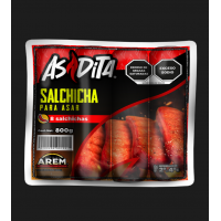Salchicha para asar 800 g.