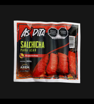 Salchicha para asar 800 g.
