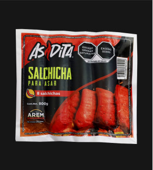 Salchicha para asar 800 g.